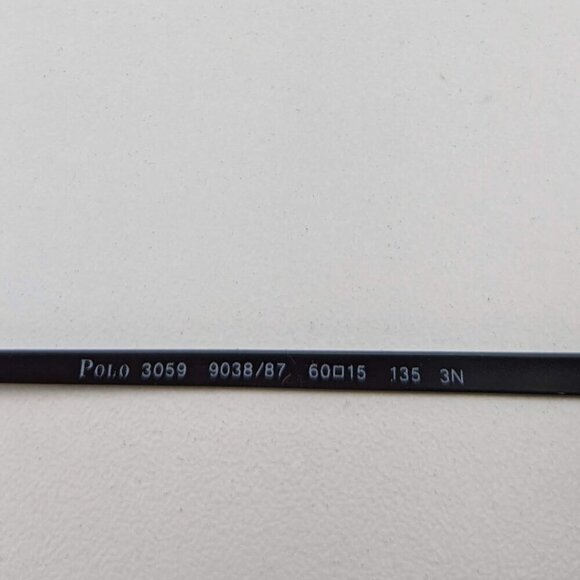 🕶️Ralph Lauren Polo 3059 Sunglasses 60/15 135 /YHG448🕶️ - Picture 4 of 6